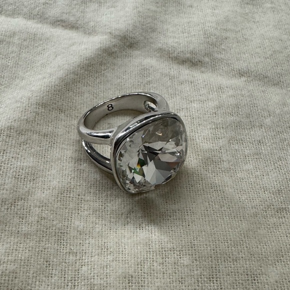 Jewelry - Silver Ring with Crystal Stone